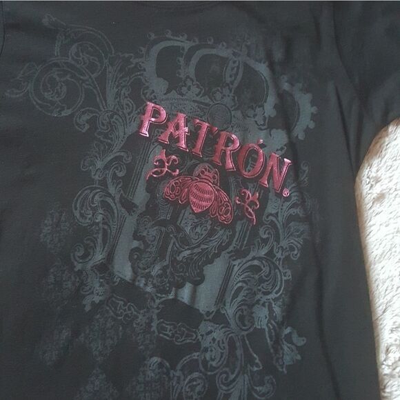 Patron black T-shirt Size Large - Picture 2 of 4